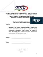 Modelo de Anteproyecto de Tesis - UCP