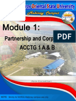Module 1 ACCTG 1 A & B Partnership & Corporation (2021)