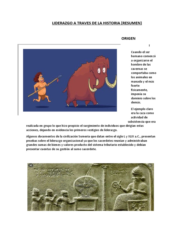 Evolución del Liderazgo a lo Largo de la Historia | PDF | Revolución ...