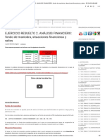 EJERCICIO RESUELTO 2. ANÁLISIS FINANCIERO - Fondo de Maniobra, Situaciones Financieras y Ratios - ECONOSUBLIME