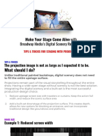 Tips and Tricks For Stage Projectors - BROADWA MEDIA