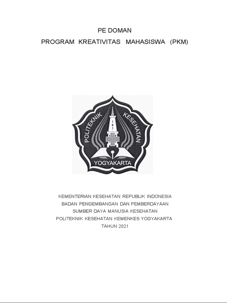 Pedoman PKM Poltekkes Yogyakarta 2021 | PDF