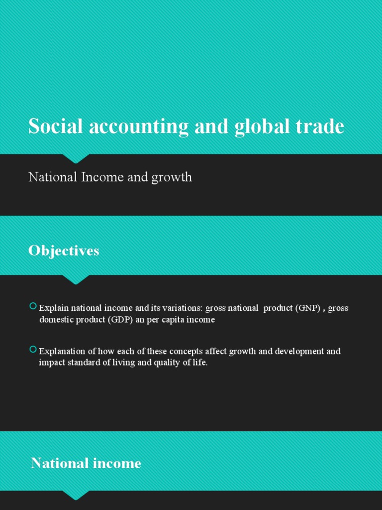 National Income and Economic Growth | PDF | Gross Domestic Product | Income