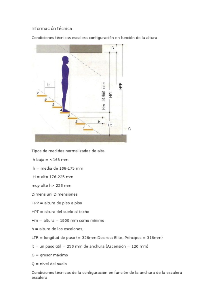 Información Técnica Escaleras1 | PDF | Escalera | Hormigón, image size:768x1024