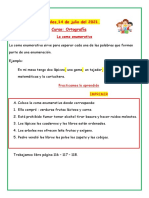 Miércoles 14 Julio 2do Grado B