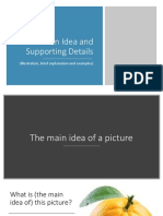 Session 10 PPT Main Idea and Supporting Details Brief Explanation Supplementary