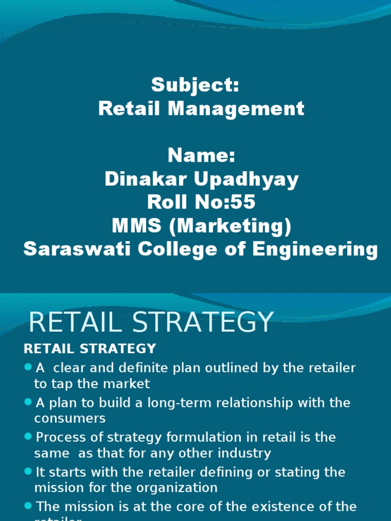 Retail Strategy Development Guide | PDF