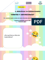 3ero 4to 5to. - Chistes y Adivinanzas - 17 Al 21 de Mayo