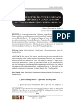 O papel de Santo Antônio nos embates entre catolicismo luso-brasileiro e ultramontano em Ribeirão Preto