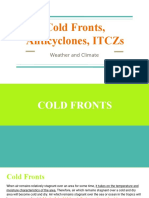 Cold Fronts, ITCZs