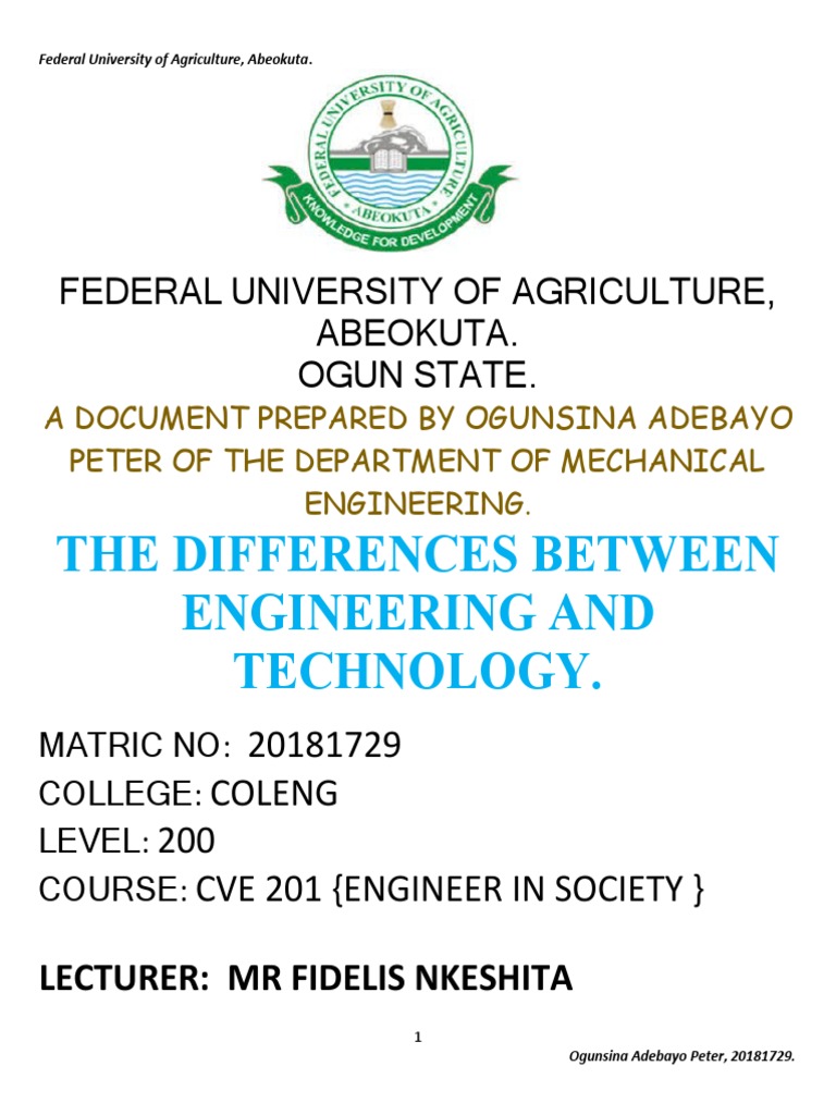 Cve Engineering and Technology | PDF | Engineering | Science
