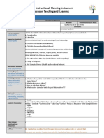 DCSD Instructional Planning Instrument Focus On Teaching and Learning