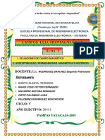 Tema 1 Ecuaciones de Campo Magnetico Permeabilidad..