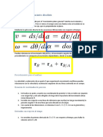 Análisis Del Movimiento Absoluto