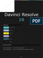 Davinci Resolve: Categories