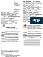 TLE Cookery Answer Sheet Storage