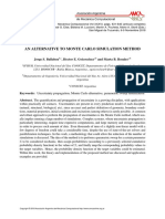 An Alternative To Monte Carlo Simulation Method