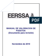COMPETENCIAS MANUAL DE VALORACION DE PUESTOS CETEERSSA Reformas