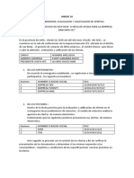 Informe de Adjudicación