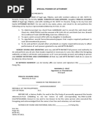 Notarial Certificate Sample Philippines | PDF | Notary Public | Affidavit