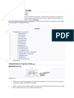 Types of Press Tools