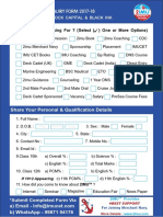 2imu Candidate Enquiry Form 2017-18: What Are U Looking For ? (Select One or More Options)