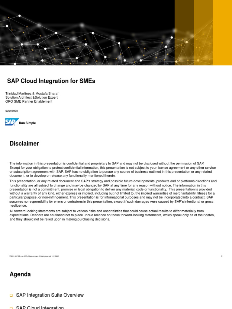 SAP Cloud Integration For SMEs | PDF | Cloud Computing | Web Service