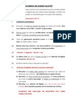 RECUERDA DE DONDE SALISTE" Deut. 16. 1-3