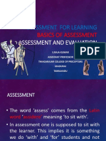 Assessment For Learning