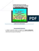 Evaluación Proyecto 14 de Junio