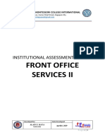 (REVISED)Institutional Assessment F.O Provide Concierge and Bell Services