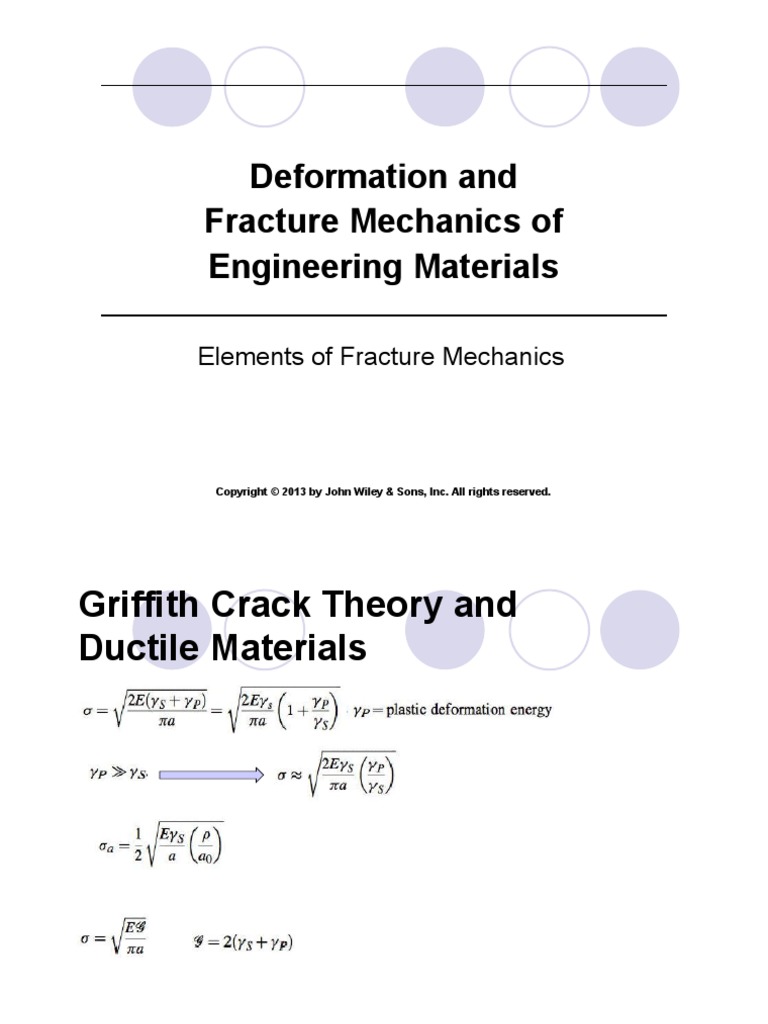 Deformation and Fracture Mechanics of Engineering Materials | Download ...