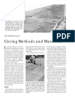 Concrete Construction Article PDF - Curing Methods and Materials