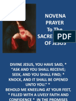 Novena Prayer To The Sacred Heart of Jesus Powerpoint