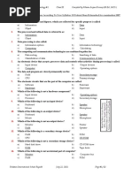 31180150 Computer Science Notes OBJECTIVE Chapter 1 Class XI