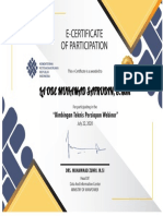 E-Certificate LA ODE MUHAMAD SAFRUDIN, S.Kom - Bimtek Online Pusdatinaker