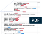 PNP Requirements For Single Status Applicant