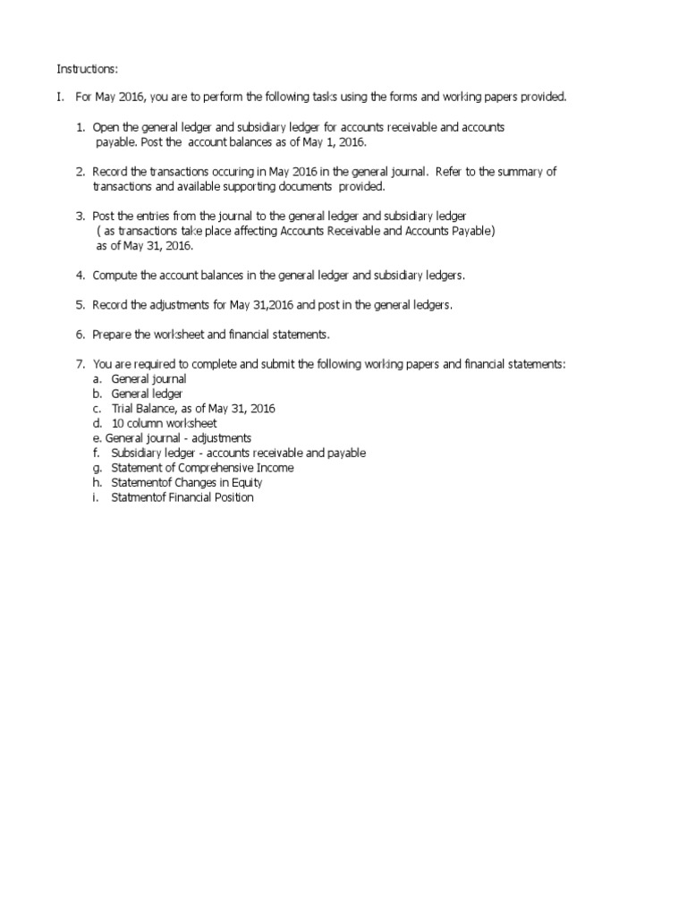 Fabm 2 Practice Set | PDF | Debits And Credits | Financial Services