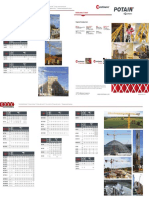 Potain Range TowerCranes Metric
