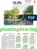 "Planting and raving" layout