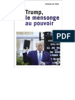 Antoine de Tarlé - Trump - Le Mensonge Au Pouvoir