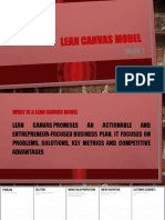 Lectrure 6 - Lean Canvas Model