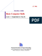 Basic - Computer - Skills - Level C