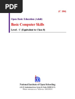 Basic - Computer - Skills - Level C