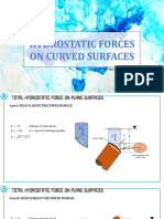 4 Hydrostatic Forces On Curved Surfaces