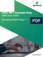 Answer Key 24 June Evening 19