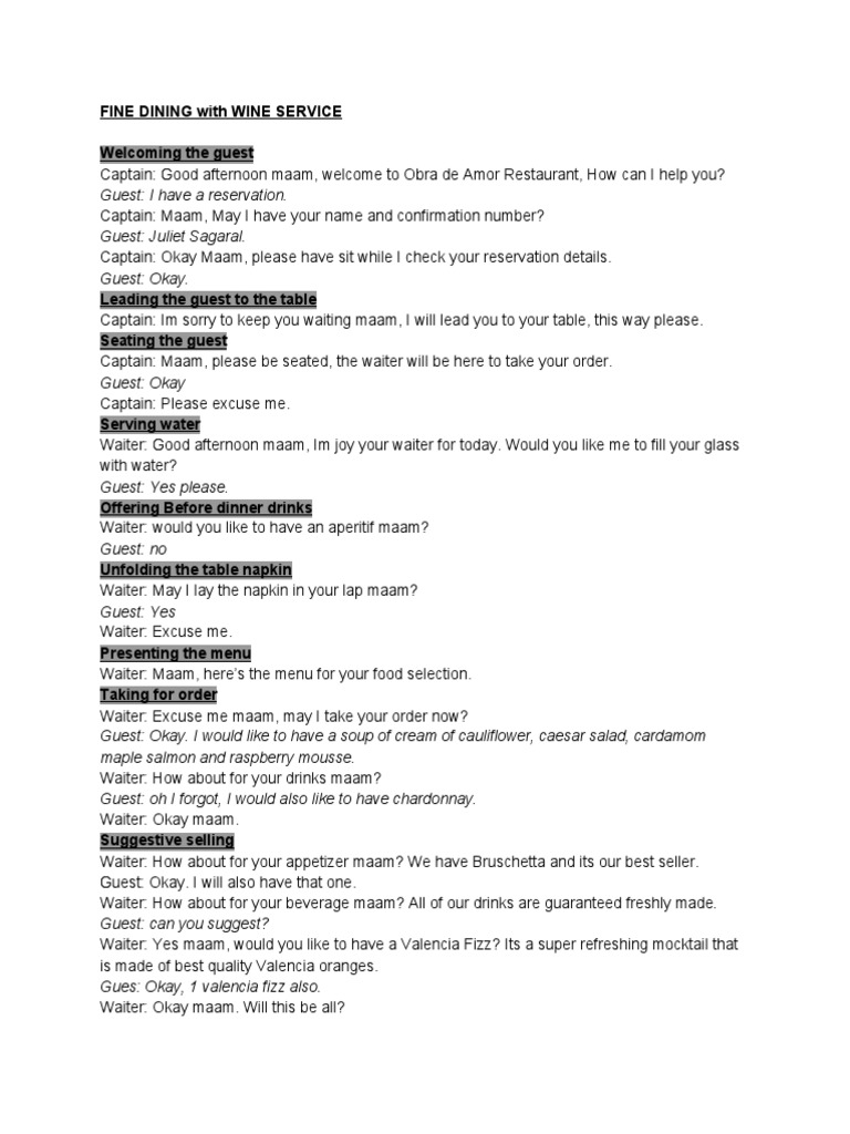 sequence-of-table-service-script-pdf-waiting-staff-hospitality