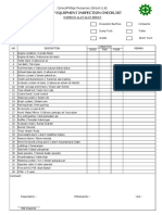 Heavy Equipment Inspection Checklist 2 PDF Free