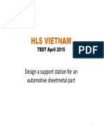 Hls Vietnam: Design A Support Station For An Automotive Sheetmetal Part