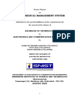Online Medical Management System: Bachelor of Technology Electronics and Communication Engineering